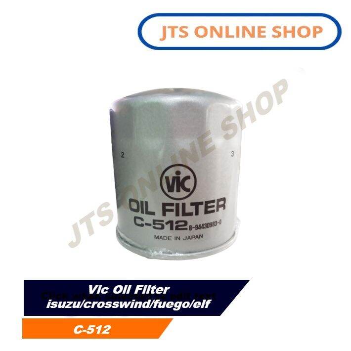 Vic Oil Filter C Isuzu Crosswind Fuego Elf C Lazada Ph