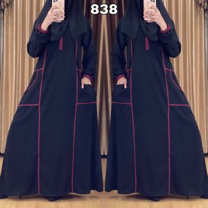 [ABAYA ORI] New Gamis Abaya Turkey Dubai arab 838 Terbaru