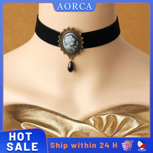 Choker Necklaces Adjustable Retro Velvet with Neck Chain Womens Collar  Clavicle Necklace Elegant Black Velvet Necklace