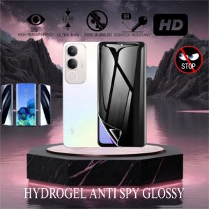 Anti gores Spy Glossy Hydrogel Film Privacy Screen Protector Vivo Y19S