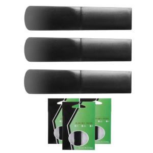 3Pcs Professional Resin Clarinet Mouthpiece Reed Strength 1.5/2.0/2.5 Clarinet Reed Clarinet Accessories Easy to Blow