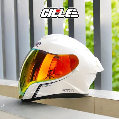 Gille A5009 Dual Visor Helmet Full Face Motorcycle Helmet For Man Woman With Freebie clear lens