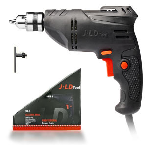 JLD Mesin bor listrik 10mm bor tangan listrik 380Watt Bor bolak balik 220V Mesin bor listrik murah promo bor JLD original asli bor murah cuci gudang untuk buka baut bisa bor kayu/beton tembok/besi