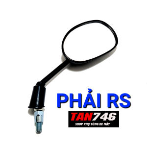 Gương Kính chiếu hậu model WAVE RS có thể lắp RS Future Ws100 Ws110 W nhỏ Và nhiều xe khác của hãng HD