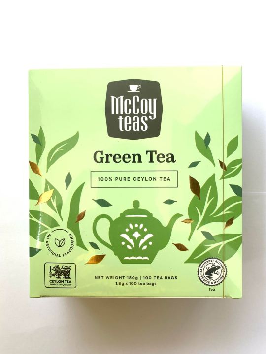 McCoy Teas Green Tea 100 Teabags | Lazada PH