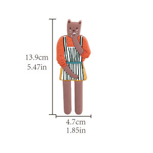 [Cooking Cat Fridge Magnets] Chef Cat Refrigerator magnet hook
