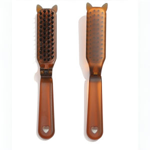 Travel Comb Folding Boar Bristle Comb Compact Hair Parting Disappears/Portable Brush For Women/Travel Ready/Quick Styling