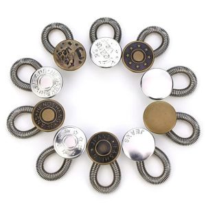 NÚT NỚI RỘNG EO QUẦN ĐA NĂNG | SET 10 CÁI | KHUY CO GIÃN CHO QUẦN JEANS QUẦN TÂY VÁY