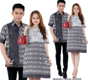 Couple Dres Brokat/ Couple Harga sepasang/ Bayar ditempat (COD)/ Couple Batik/ Atasan Batik/Couple batik Terlaris