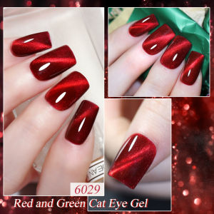 Clou Beaute 10ml Wishing Apple Red Color Glass Bead Cat Magnetic Gel Polish Shine Soak Off UV Gel Nail Art Varnish Nail Supplies