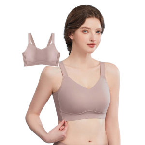 Veimia Seamless Breast-binding Bra No Steel Anti-sagging Side-breasted Gathering Bra