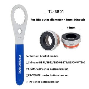 🔧 Vam tháo BB Toopre TL-BB01 cán xanh – Dụng cụ mở trục giữa SRAM/Shimano