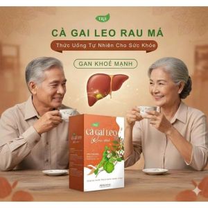 Trà Cà Gai Leo Rau Má Hộp 30 Gói Chính Hãng Cao Cấp ✔️️️ Trà mát gan thanh nhiệt giải độc gan đẹp da tăng sức đề kháng