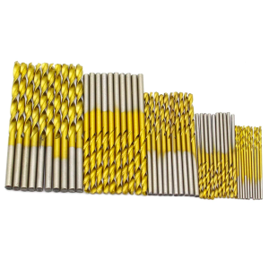 Mata Bor Set Titanium 50 PCS HSS Mata Bor PCB Set Komplit Mata Bor Besi Plastik Kayu Aluminium Baja