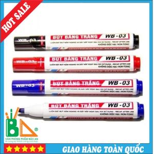 Bút dạ bảng Thiên Long WB-03 - Bút Lông Bảng - Bút Viết Bảng Trắng - 1 Chiếc