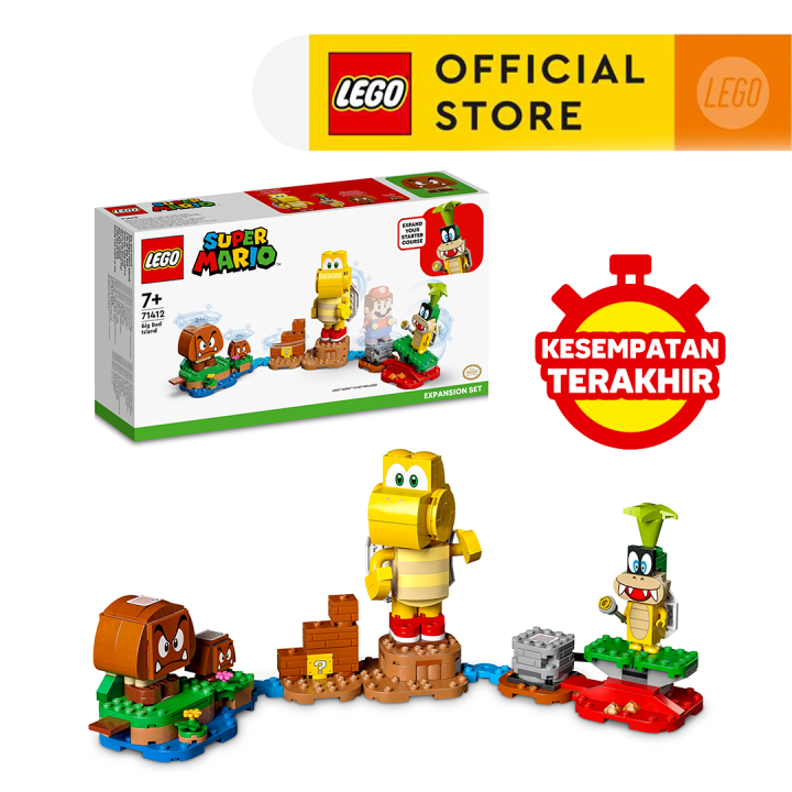 LEGO Super Mario 71412 Big Bad Island Expansion Set Building Kit (354  Pieces) Mainan Balok (7 Tahun+) Lazada Indonesia