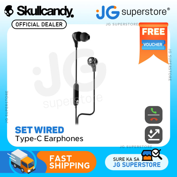 Skullcandy Set USB C In Ear Wired Earbuds with Microphone Sweat