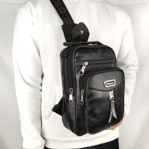 Tas Selempang Pria Kulit PU Polo Amstar Slingbag Tas Pundak