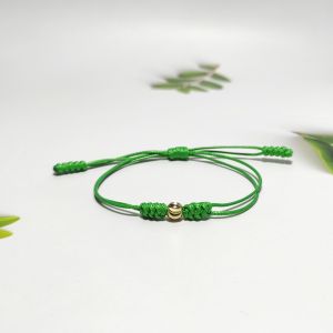 Vòng Tay Lắc Tay Charm Bi Vàng Khía 6Ly - MS058