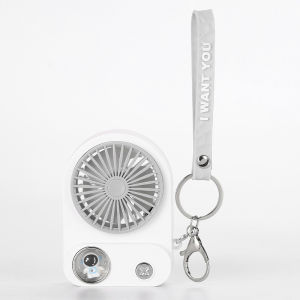 Multifungsi Kipas Angin Mini Portable Rechargeable Fan 3-Speed Adjustment Portable 2 IN 1 Cute Pocket Mini Fan Hand Held