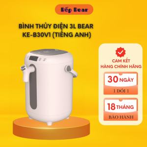 Bình Thủy Điện thông minh Bear 3L KE-B30V1 Bình Đun Nước Siêu Tốc Đa Năng Bình Thủy Khử Clo Giữ Ấm 11 Mức Nhiệt Bản Quốc Tế_Bảo Hành 18 Tháng