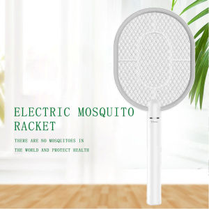 D006 USB Charging Rechargeable Electric Mosquito Killer Swatter Racket Fly Swatter
