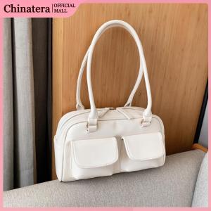 Womens Leather Cross Body Bag with Double Compartments Elegant Shoulder Bag for Casual and Formal Outfits in Brown