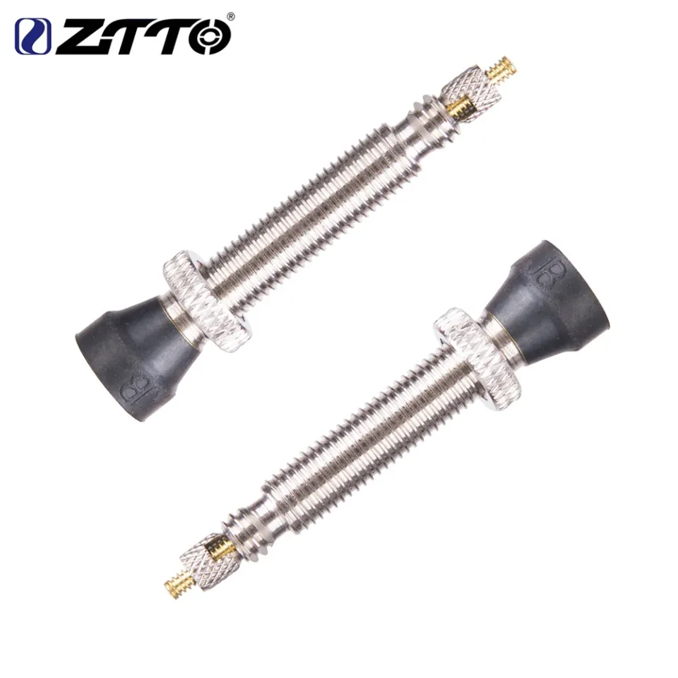 ZTTO Tubeless Valves FV 30mm French Tyre F/V No Tubes Presta Valve FV With  Caps For MTB Mountain Road Bike Tire Conversion Kit