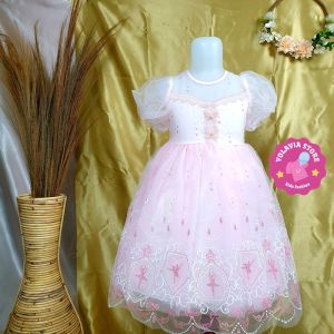Dress Anak Perempuan Impor Baju Natal Anak Baju Gaun Pesta Anak Perempuan Gaun Pesta Anak Mewah