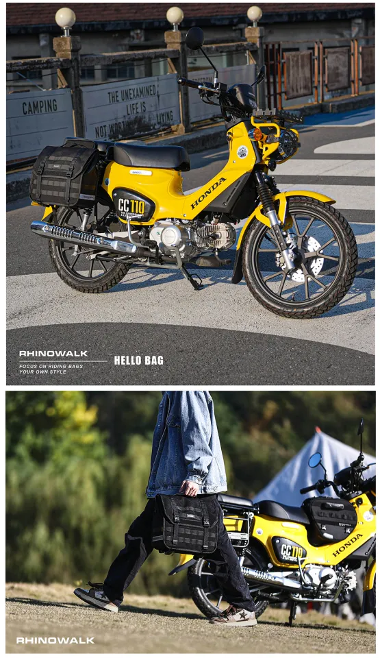 Rhinowalk Motorcycle Saddle Bag 13L Large Capacity 100% Waterproof