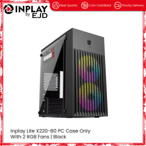 Inplay Lite Series Case Only | Case + Power Supply Micro ATX / Mini ATX Desktop Casing | Inplay by EJD