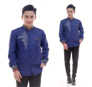BAJU KOKO TERMURAH - BAJU KOKO BERMOTIF WAYANG SULTAN - BAJU LEBARAN - BAJU BUSANA MUSLIM PRIA KEKINIAN - BAJU LEBARAN - BAJU IEDUL FITRI