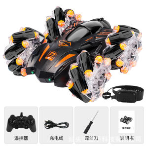 Đồ chơi Xe ô tô điều khiển từ xa Bằng tay / Đồng Hồ xoay 360 độ Động cơ mạnh có nhạc có đèn led