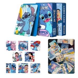 92Pcs Anime Stitch Lomo Card Photocards High Quality Double Sided Printd Postcards Fans Collection