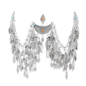 Stylish Ethnic Headbands Trendy Weddings Headpiece Bride Tassels Headwear for Festives Event