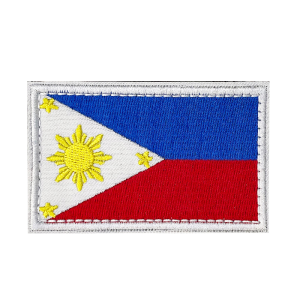 5Pcs Philippine Flag Patch PH Flag Embroidery Patch 3x2 Inches
