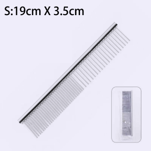 หวีสาธิตสัตว์เลี้ยงหวีสางขนแมวหวีสางขนหมาหวีสแตนเลสสัตว์เลี้ยงหวี ป้องกันการพันกันของขนสัตว์เลี้ยง