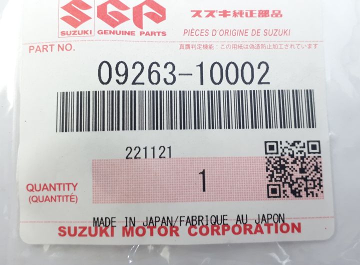 Clutch Release Bearing Raider 150 Suzuki Genuine Parts 0926310002 (160