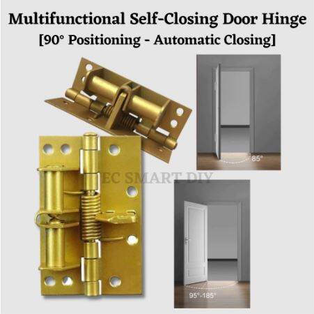 Automatic Self Closing Door Spring Hinge Heavy Duty Multifunctional ...