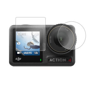 3in1 Tempered Glass for DJI Osmo Action 4/5Pro Camera Screen Protector Anti Gores