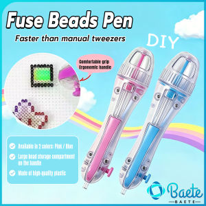 Baete Melty Beads Pen Portable DIY Craft Fuse Beads Picker Tool Blue & Pink Diy Handmade Tool