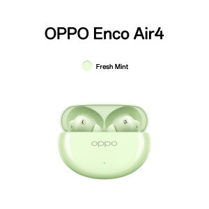 OPPO Enco Air 4 TWS Bluetooth Earbuds 32dB ANC Dual Mic AI Call Noise Reduction 12.4mm Titanium Diaphragm 43H Playtime Bluetooth5.4 IP55 for Commute Sport Gaming Online Meeting