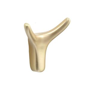 Zincs hợp kim móc gắn tường Giá treo khăn treo tường Móc áo khoác lưu trữ nhà móc Sừng hình dạng móc cho quần áo mũ áo khoác