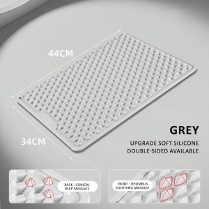 【🇲🇾24h】Foot Massage Mat 45x75cm Liquid Silicone Acupressure Mat Anti-Slip Foot Massage Pad