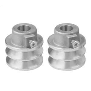 2pcs Belt Pulley Engine Pulley Easy Installation 54mm/56mm Diameter Double Grooves Pulley A Belt for 168F 170F Engine