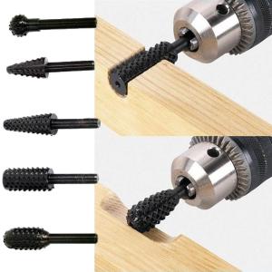 5PCS 1/4 Drill Bit Set Cutting Tools for Woodworking Wood Carving Tool Carpentry Wood Cutting Tools WorkDrill Bit Set