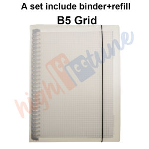 HIGHTUNE Binder Note Spiral Ring Model A5 B5 - 80 lembar