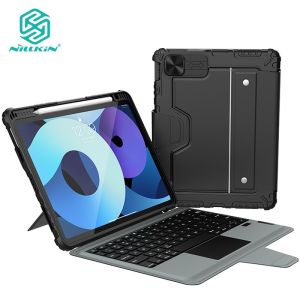 Nillkin 3 in 1 iPad Protective Case for Apple iPad Air 11 2024/24 /10.9 2020 /Air 4 / Air 5 / Air 6 11 2024 / Pro 11 20/21/22 Bluetooth Keyboard Case Back Cover ( Comes with a bluetooth keyboard )