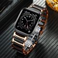 Dây đeo bằng gốm cho Apple Watch Ultra 2 1 49mm iWatch series 10 9 8 7 6 5 4 3 2 se Dây đeo 46mm 42mm 41mm 45mm 44mm 40mm 38mm Dây Đeo Inox Dây đeo thay thế. 