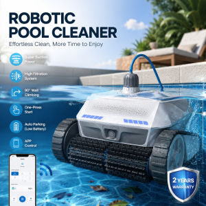 AIRROBO PC402 Cordless Robotic Pool Cleaner Runtime Wall Climbing Intelligent Route Planning Vacuum Robot